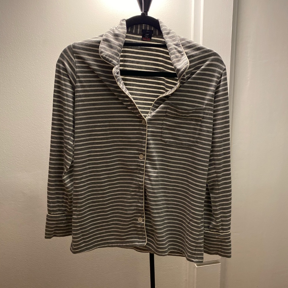 J. Crew Stripe pajama set